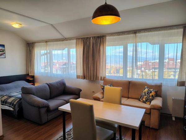 A la foto es mostra l'objecte Bansko Tower Cozy Studio with Mountain View situat a la ciutat de Bansko.