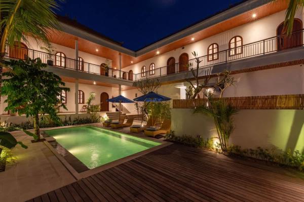 Na fotografii je vidět objekt Casa Del Canggu 4 - 1 bedroom nacházející se ve městě Pererenan.