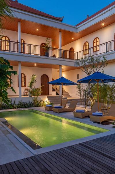 Na fotografii je vidět objekt Casa Del Canggu 6 - 1 bedroom nacházející se ve městě Pererenan.