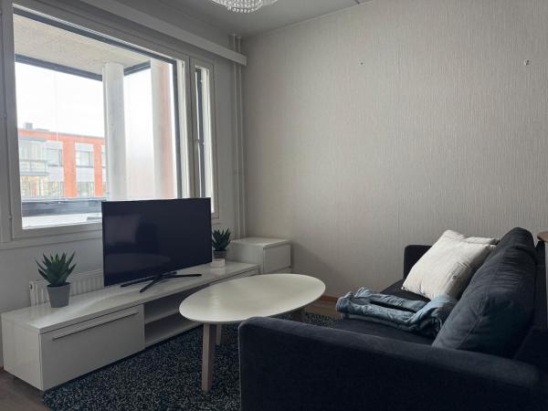 A la foto es mostra l'objecte Saunallinen kaksio Lutakossa -Huippusijainti! situat a la ciutat de Jyväskylä.