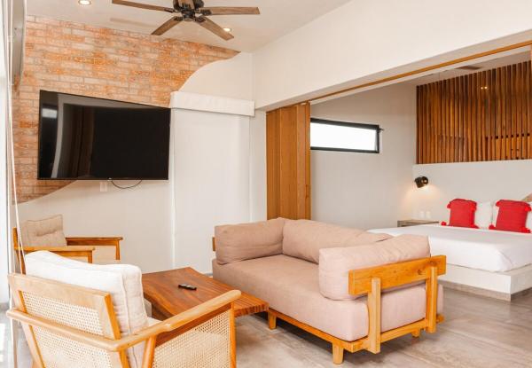 En la foto se muestra el objeto The Garden Suite ubicado en la ciudad de El Rebalse.