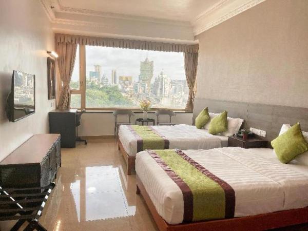 På billedet ses objektet Grand Harbour Hotel beliggende i byen Macao.