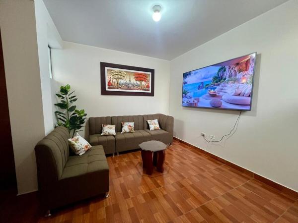 Departamento con jacuzzi e hidromasajes, cerca del aeropuerto, Lima