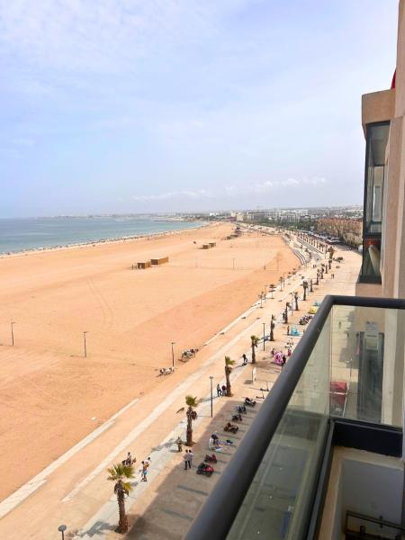 På billedet ses objektet Beautiful Apartment Residence Miramar Sea View beliggende i byen Mohammédia.