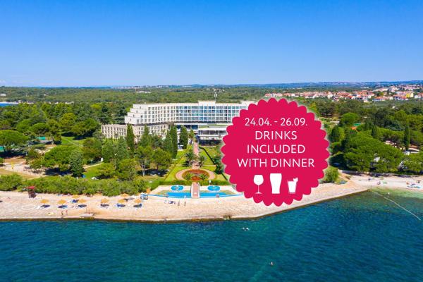 Kuvassa näkyy kohde Hotel Materada Plava Laguna, joka sijaitsee kaupungissa Poreč.