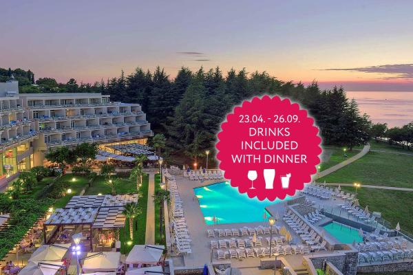 Kuvassa näkyy kohde Hotel Mediteran Plava Laguna, joka sijaitsee kaupungissa Poreč.