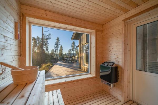 Na zdjęciu widoczny jest obiekt Jörd Hytte - 8p - With Sauna & Hot Tub położony w mieście Morgedal.