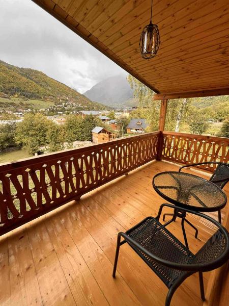 A la foto es mostra l'objecte Eco Chalet Mestia situat a la ciutat de Mestia.