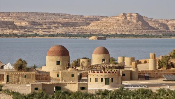 På billedet ses objektet Marcelia Eco-Village Front Lake View beliggende i byen Siwa.
