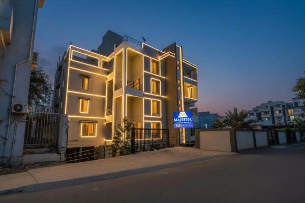 A la foto es mostra l'objecte FabHotel Majestic Luxurious - Nr Rajaram Bhiku Pathare Stadium situat a la ciutat de Pune.