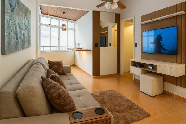 På billedet ses objektet Apartamento Amplo na Praia do Morro, 3 Quartos e 3 Banheiros beliggende i byen Guarapari.