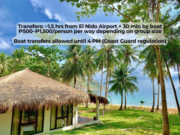 Na fotografii je vidět objekt Moon Beach Villas El Nido nacházející se ve městě El Nido.