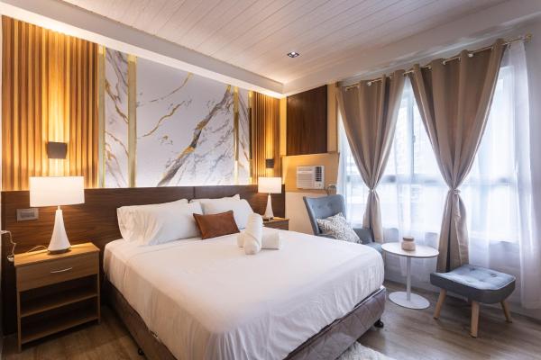 På billedet ses objektet The Fifth By Belabeu - a stylish one-bedroom unit at Mesavirre Garden Residence beliggende i byen Bacolod.