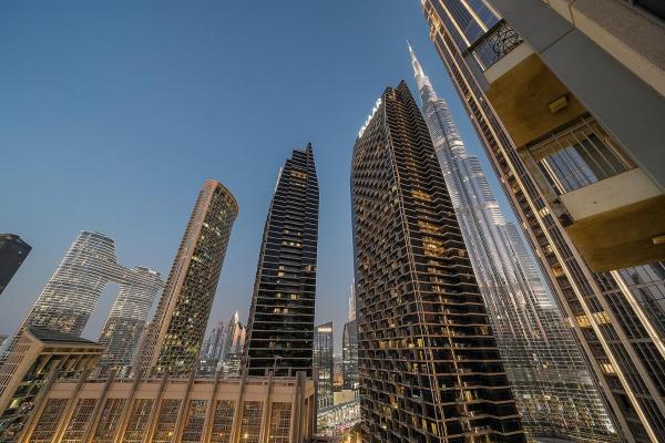 A la foto es mostra l'objecte FIRST CLASS 1BR Downtown Elegance & Burj Khalifa situat a la ciutat de Dubai.