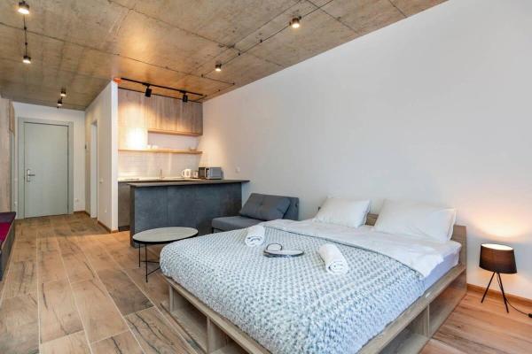 På billedet ses objektet Wehost Apartment with Balcony beliggende i byen Gudauri.