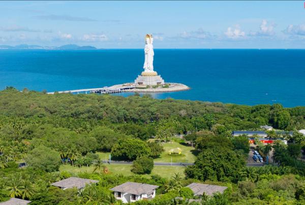 På billedet ses objektet Sanya Nanshan Leisure Club Seaview Hotel beliggende i byen Shangsimacun.