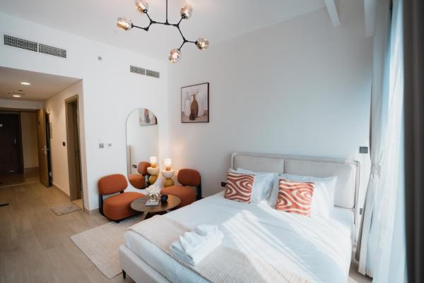 Auf dem Foto ist das Objekt Azizi Riviera Modern Studio Near Downtown in der Stadt Dubai zu sehen.