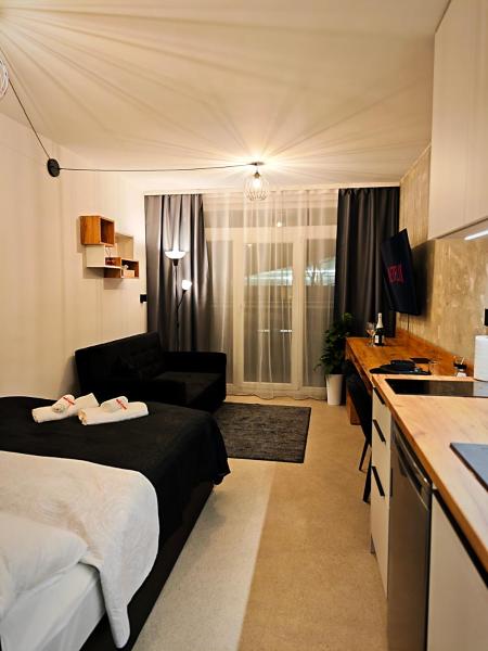 A la foto es mostra l'objecte Axiom Suites - Zenith IV - Netflix, HBO, Champagne situat a la ciutat de Kosice.