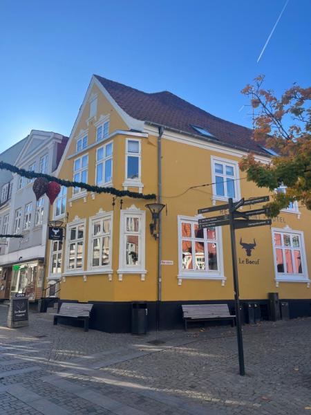 Na foto é possível ver o objeto Niollo Hotel & Apartments localizado na cidade de Aabenraa.