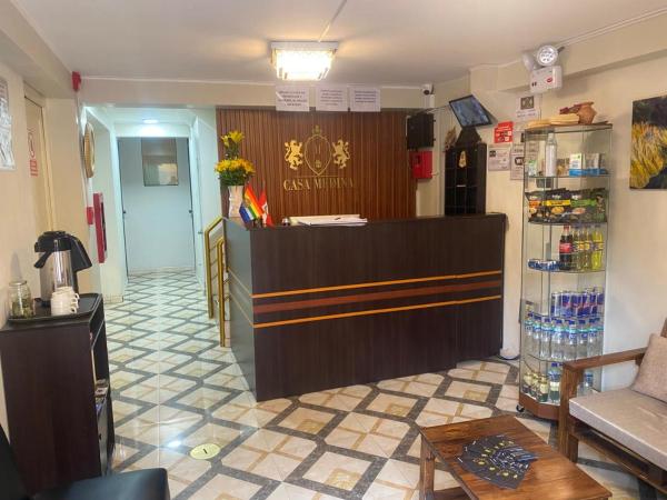 På billedet ses objektet Casa Medina Hostal beliggende i byen Cusco.