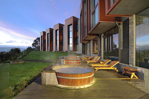 Auf dem Foto ist das Objekt Enjoy Chiloé in der Stadt Castro zu sehen.