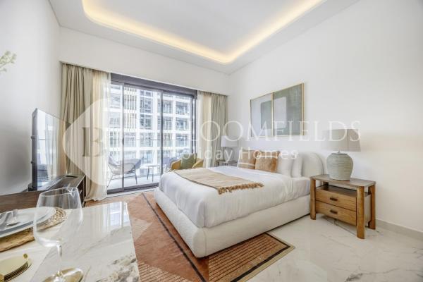 På billedet ses objektet Bloomfields Studio - Azizi Riviera 67 - Meydan beliggende i byen Dubai.