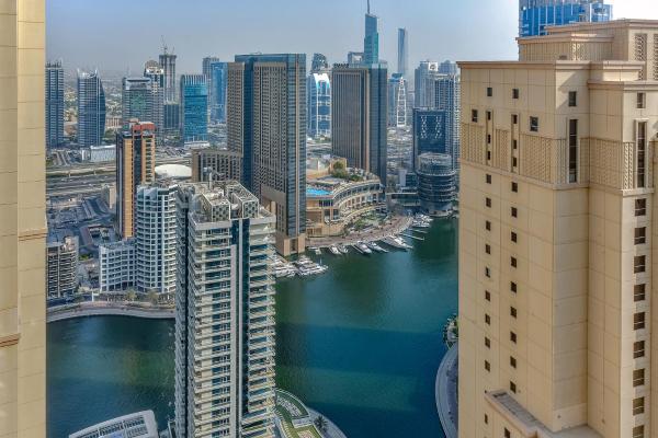 Na zdjęciu widoczny jest obiekt Marina View Relax - Sadaf 1BR Apartment położony w mieście Dubaj.
