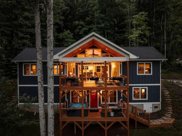 5 Miles To Asheville, Hot Tub, Epic Mountain Views, Fire Pit, Pool Table, 2 Living Rooms, Universal Tesla Ev Connector - Black Mountain, NC