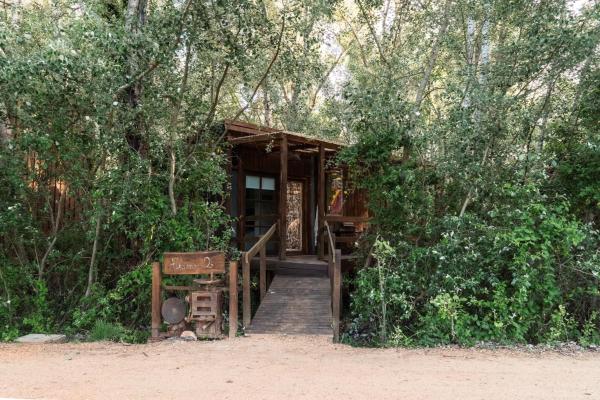 La photo montre l'objet Cabañas en el Bosque a 5 minutos del mar - Estancia CH situé dans la ville de Punta del Este.