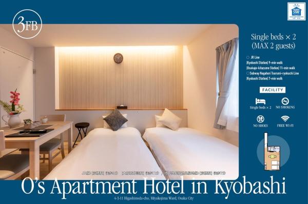 O's Apartment Hotel In Kyobashi 3fb - Osaka