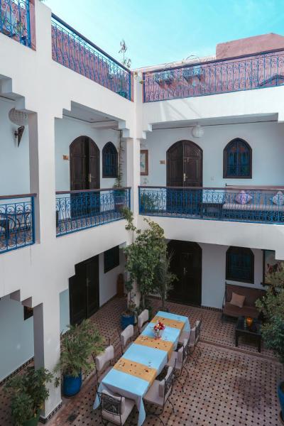 Auf dem Foto ist das Objekt Les Rêves De Marrakech in der Stadt Marrakesch zu sehen.