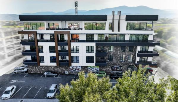 Na fotografii je vidět objekt Miha apartment-near Airport nacházející se ve městě Petrovec.