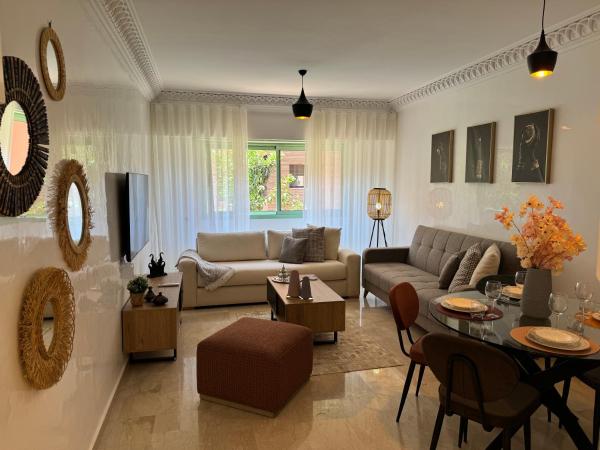 A la foto es mostra l'objecte Cozy apartment in city center situat a la ciutat de Marràqueix.