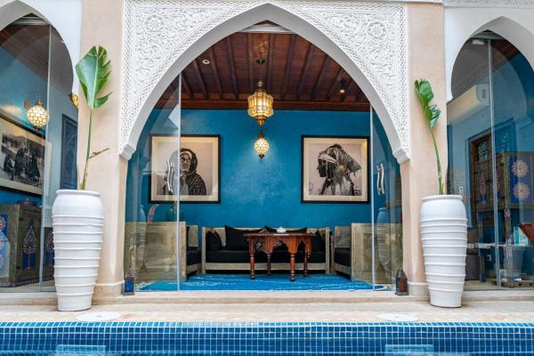 A la foto es mostra l'objecte Riad Serendip situat a la ciutat de Marràqueix.