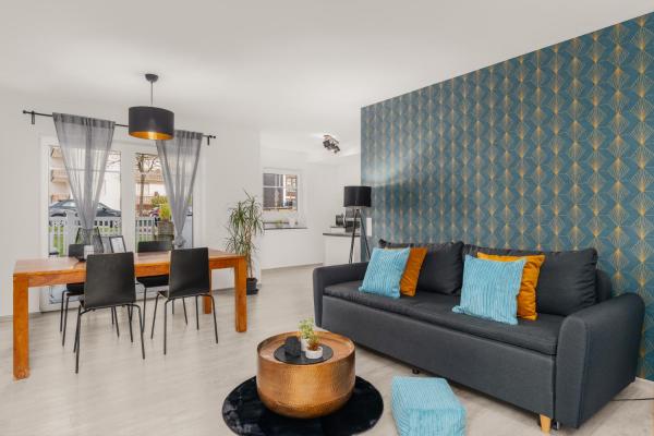 Nella foto è visibile l'oggetto StayCozy Bike&Ski Apartments, eigener Fahrrad- und Skikeller, barrierefrei, Erdgeschoss situato nella città di Winterberg.