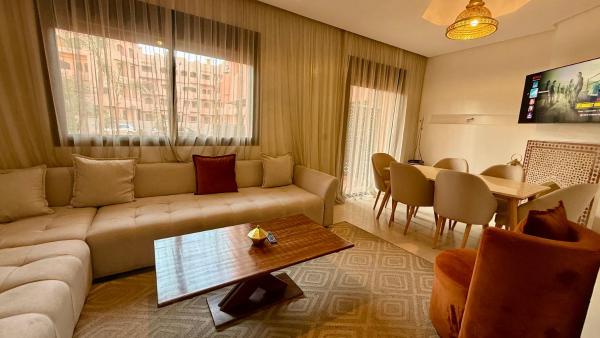A la foto es mostra l'objecte Premium Village, appartement cosy situat a la ciutat de Marràqueix.