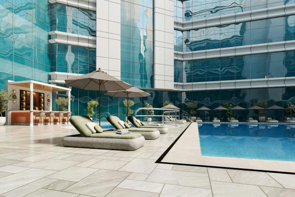 A la foto es mostra l'objecte Marriott Hotel Production City, Dubai situat a la ciutat de Dubai.