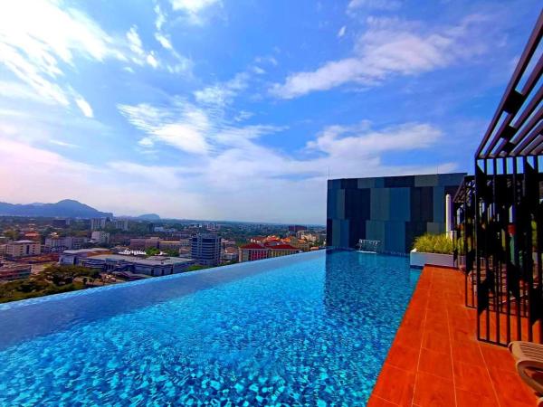 Na fotografii je vidět objekt The Horizon Ipoh Belle Vue by Grab A Stay nacházející se ve městě Ipoh.