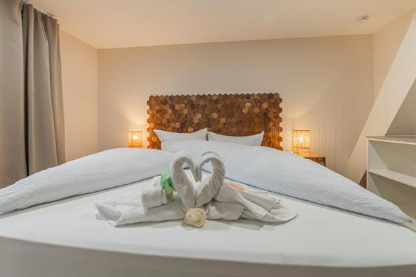 På billedet ses objektet Hotel Seepferdchen Zimmer 1 Eckernförde Self-Check-In beliggende i byen Egernførde.