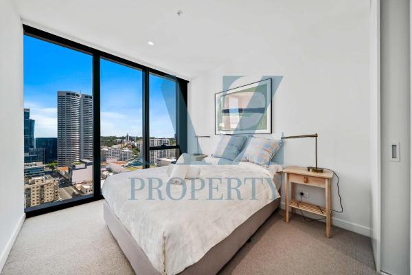 A la foto es mostra l'objecte Brand new Luxurious 2 Bedroom Perth CBD situat a la ciutat de Perth.