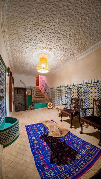 En la foto se muestra el objeto Riad Sarsar Dar dmana ubicado en la ciudad de Marrakech.