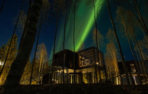 A la foto es mostra l'objecte Silver Birch Resort Lapland situat a la ciutat de Jokela.