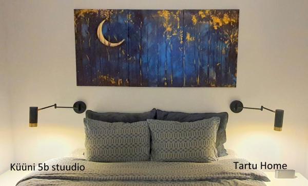 The photo shows the Küüni str apartment City Center Tartu Home located in the city of Tartu.