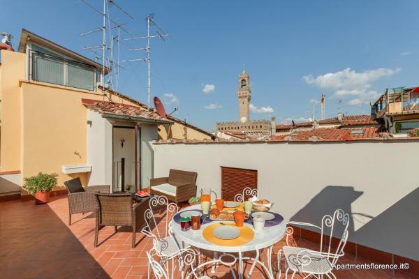 Na zdjęciu widoczny jest obiekt Apartments Florence - Santa Maria Balcony położony w mieście Florencja.