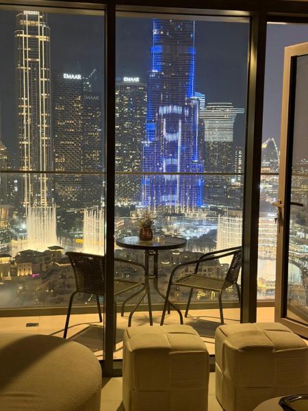 På billedet ses objektet Full Burj Khalifa View, 3min Walk to Dubai Mall, 29th floor beliggende i byen Dubai.