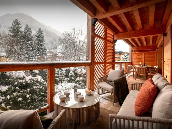 Na fotografii je vidět objekt Lodge Cresson - OVO Network nacházející se ve městě Châtel.