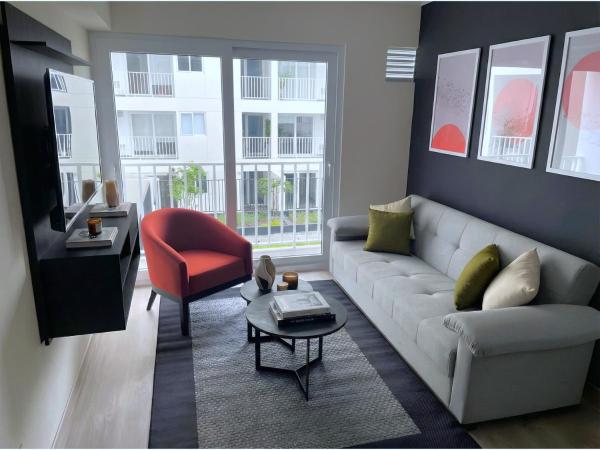 A la foto es mostra l'objecte Cozy 2BR Loft in the Heart of Miraflores situat a la ciutat de Lima.