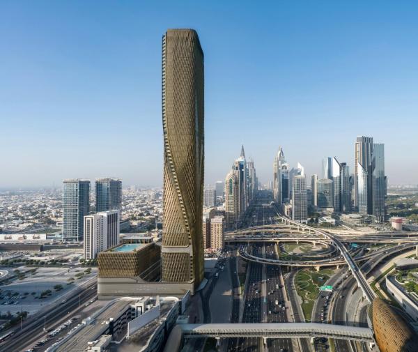 A la foto es mostra l'objecte Mandarin Oriental Downtown, Dubai situat a la ciutat de Dubai.