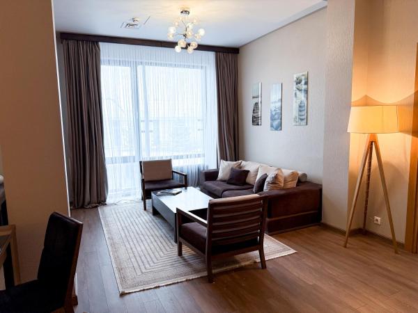 På bildet vises objektet Voyage Hotel som ligger i byen Karaganda.