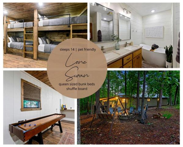 På billedet ses objektet Wonderful Cabin Perfect for Family Getaways in Broken Bow, Oklahoma beliggende i byen Stephens Gap.